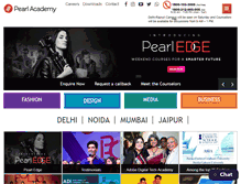 Tablet Screenshot of pearlacademy.com